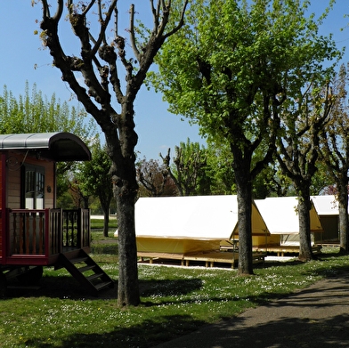Les tentes treks - Camping de la saulaie