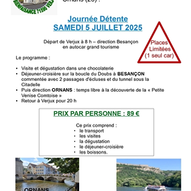 Journée détente à Besançon - Autocar