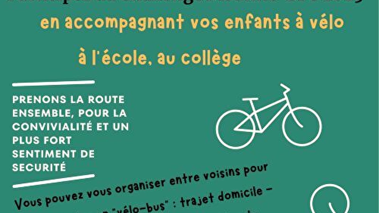 Challenge Mobilité BFC, prenez la route ensemble en Vélo Bus en Puisaye-Forterre