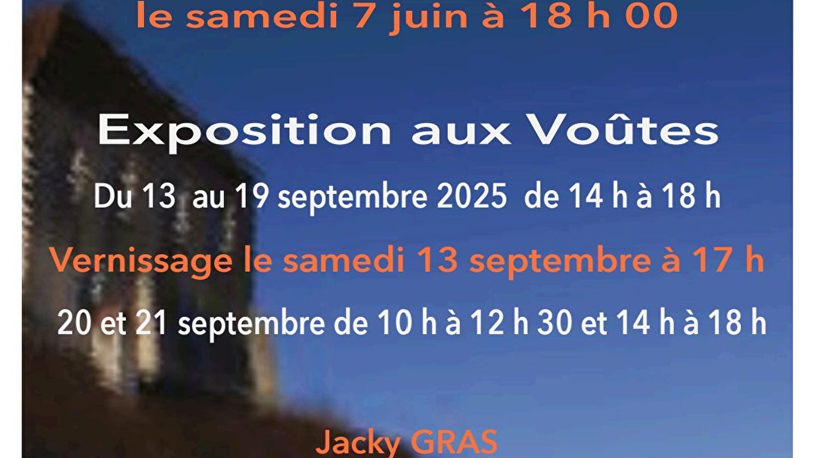 Journées du Patrimoine Exposition V'île Art