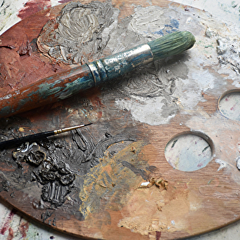Atelier peinture à l'huile au Château Sainte Sabine - SAINTE-SABINE