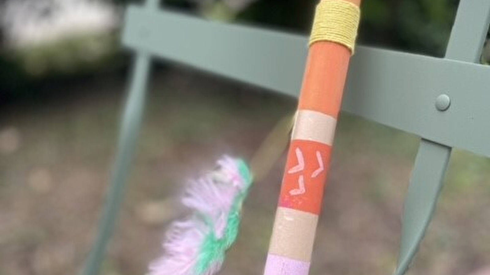 Bâton de marche tout en couleur !