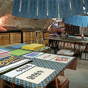 Atelier de typographie Affiche Moilkan - BAUME-LES-DAMES