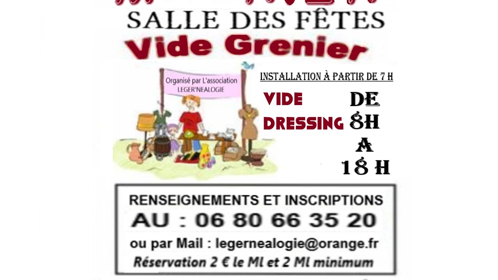 VIDE GRENIER-DRESSING