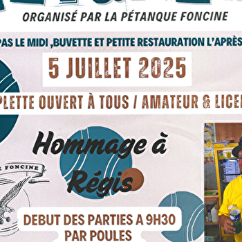 Concours de pétanque - FONCINE-LE-HAUT