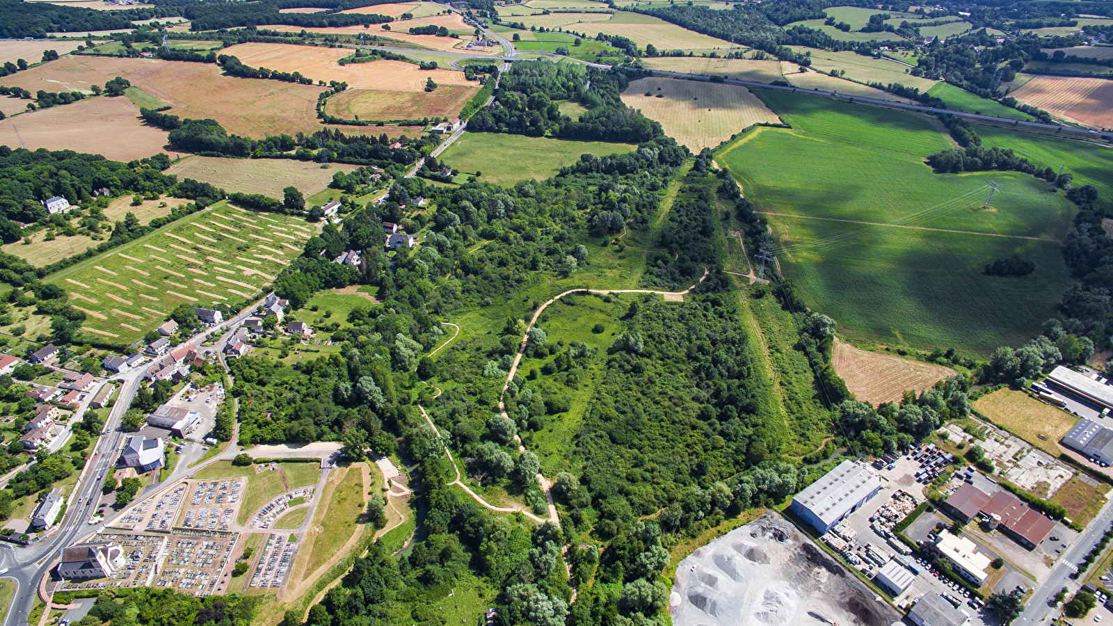 Sentier de la nature, les Prés de Coulanges