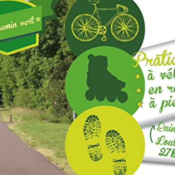 Voie verte : le chemin vert - QUINCEY