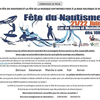 Fête du Nautisme - VAIVRE-ET-MONTOILLE