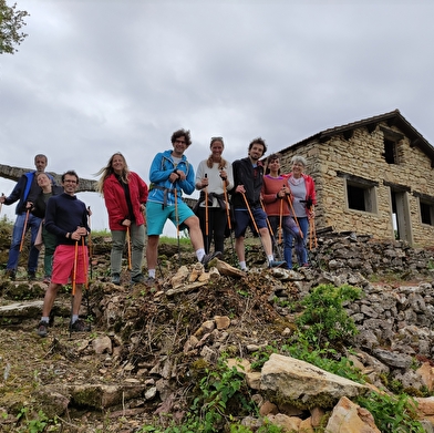 En pleine nature - marche nordique