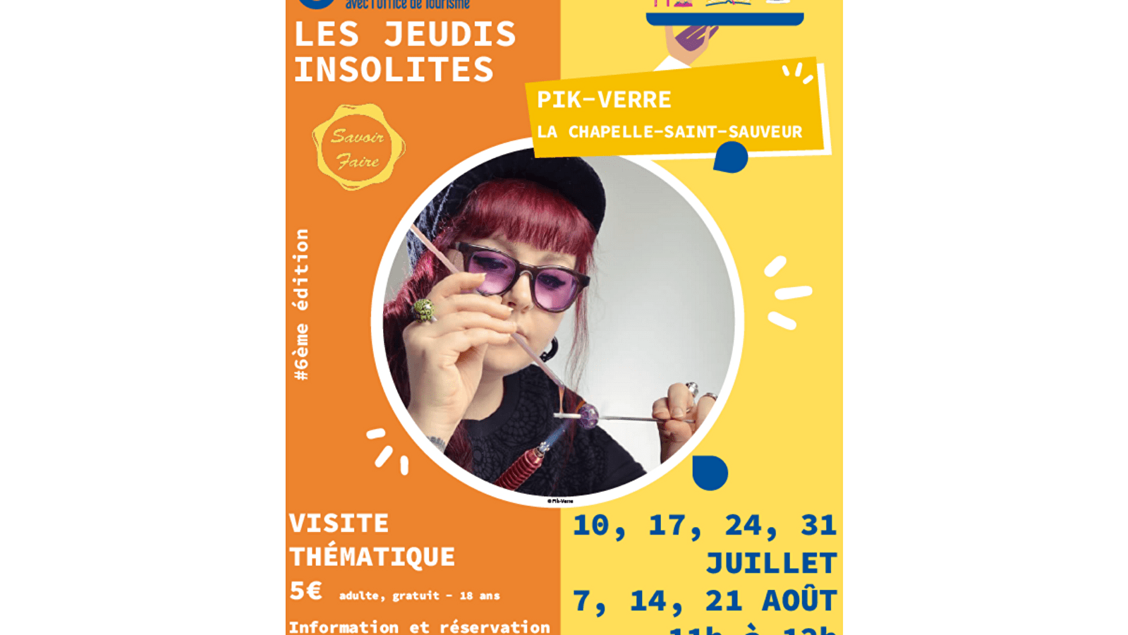 Jeudis insolites : Atelier Pik-Verre