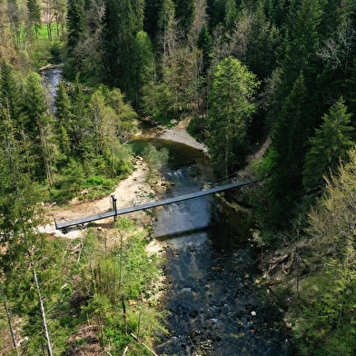 Source de l'Ain et ses cascades 