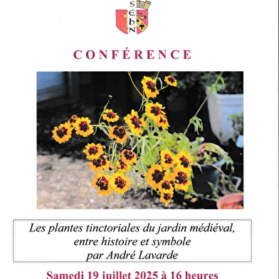 Conférence d'André Lavarde : Les plantes tinctoriales du jardin médiéval, entre histoire et symbole