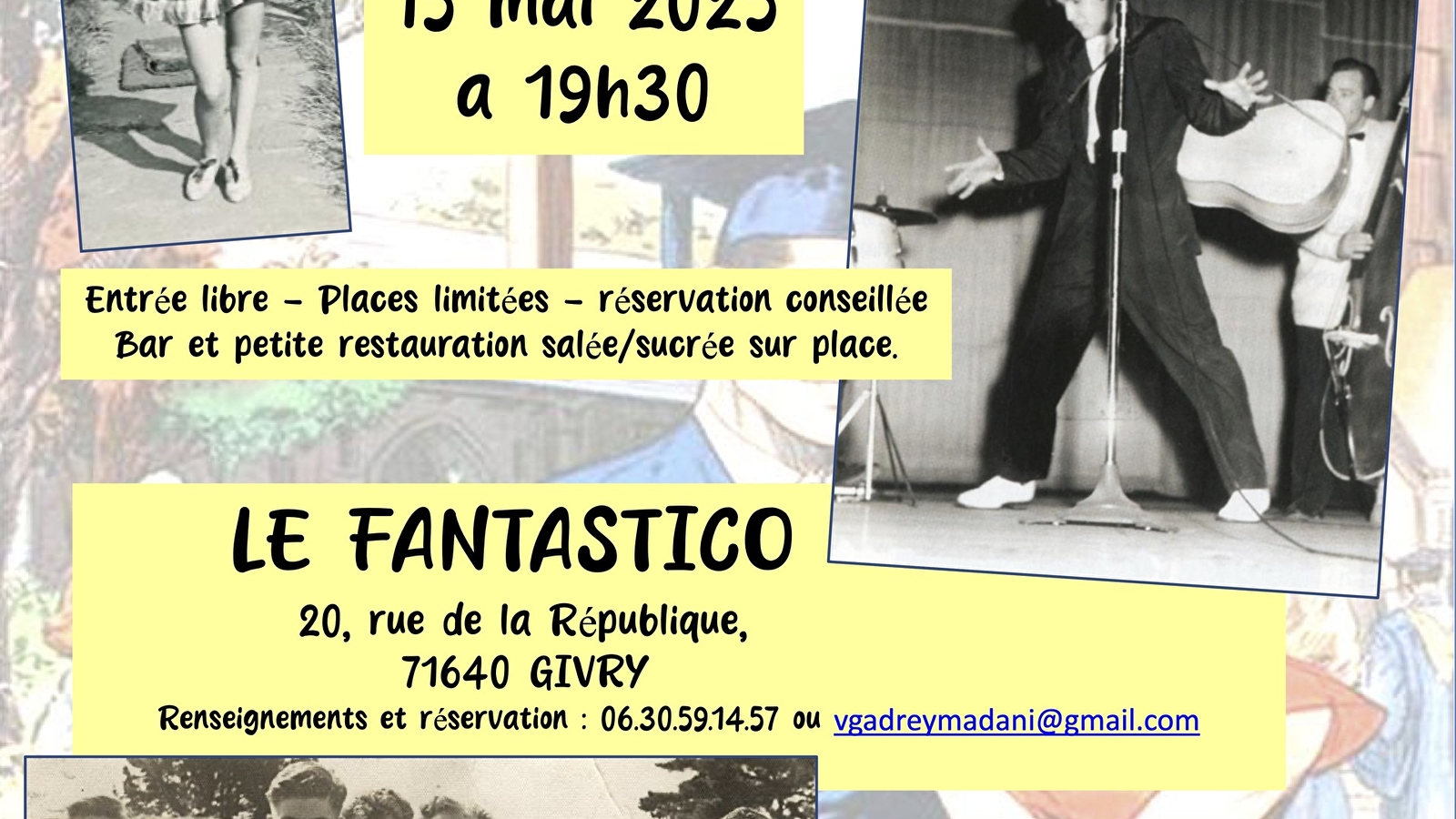 Soirée Conférence musicale Révolution Rock'n'Roll