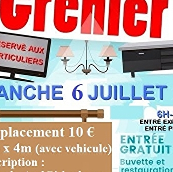 Vide grenier du Racing Club Saônois - SCEY-SUR-SAONE-ET-SAINT-ALBIN