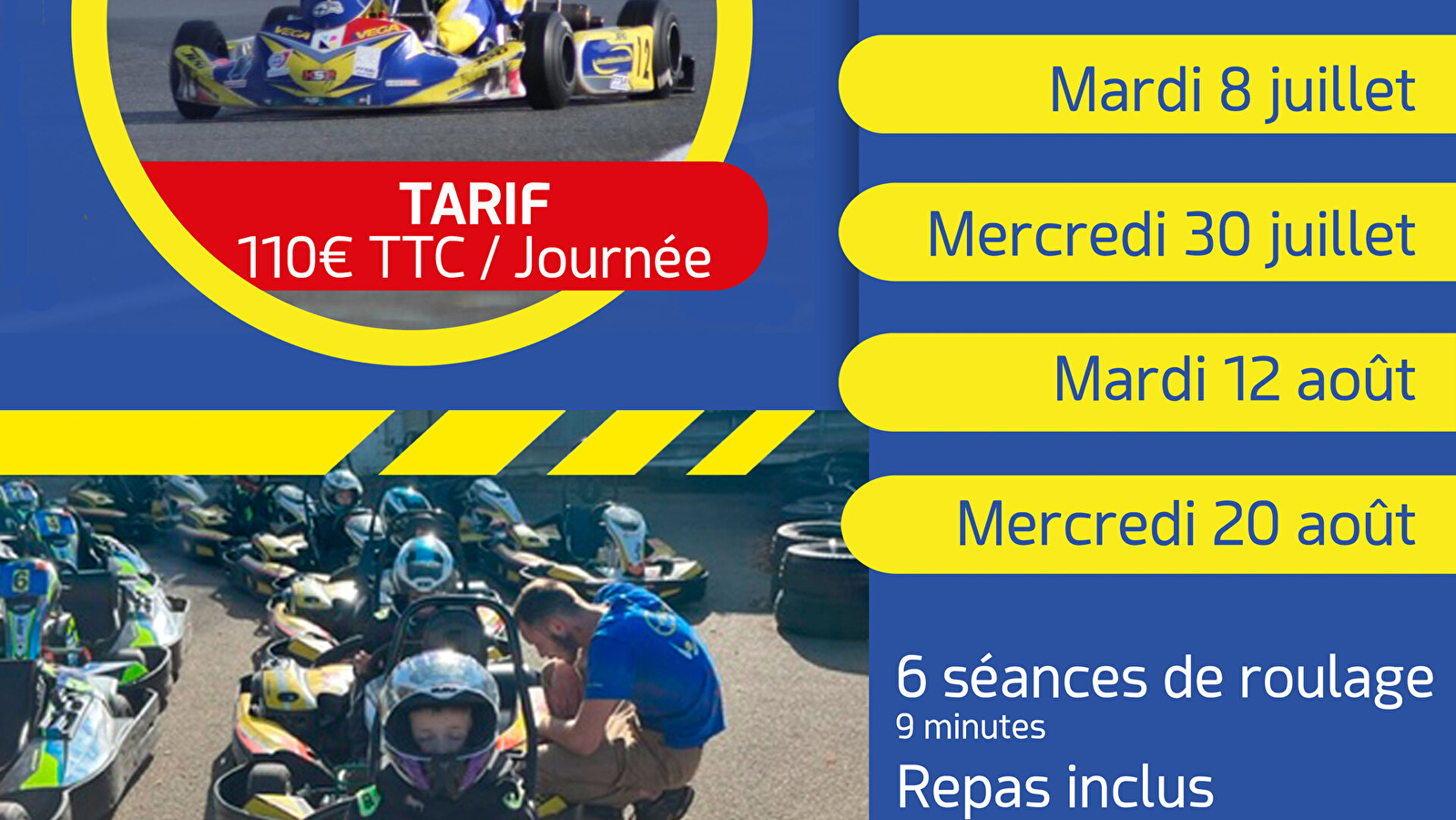 Karting - Stages été jeunes