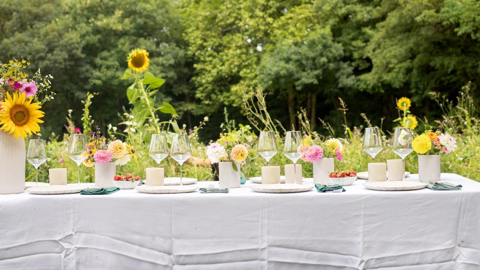Déjeuner champêtre au jardin L'Orée
