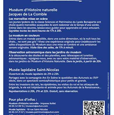 Nuit européenne des musées : Observation astronomique dans le jardin du Muséum