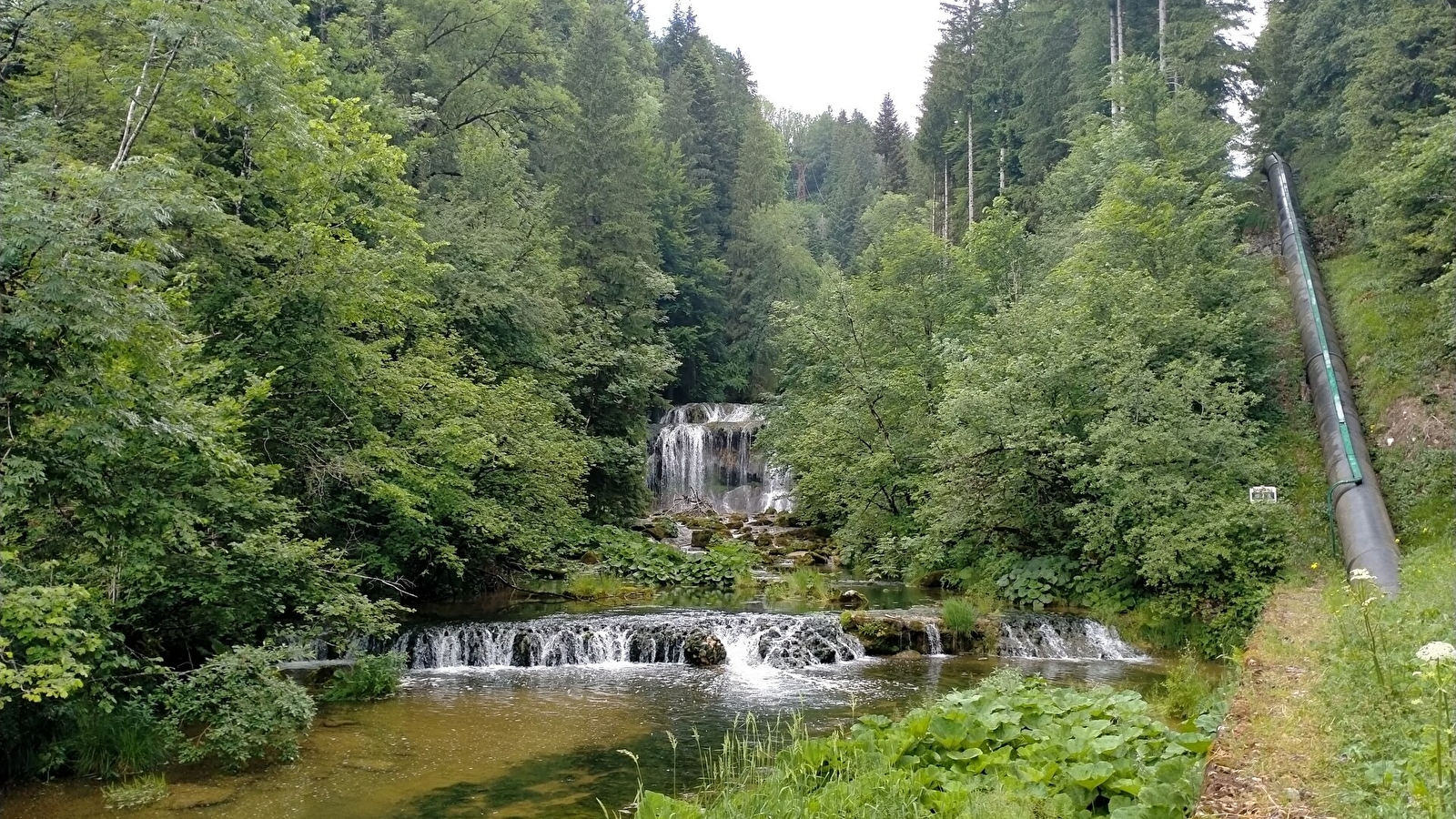 Source de l’Ain et cascade du Moulin du Saut