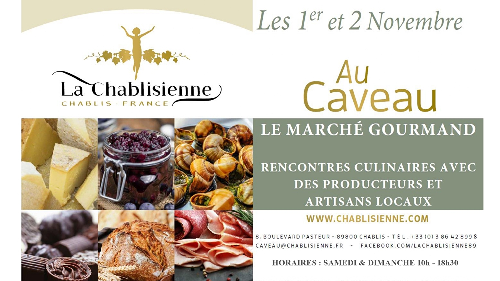 Le Marché gourmand de La Chablisienne