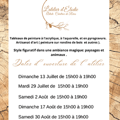 Ouverture de l'Atelier d'Elodie