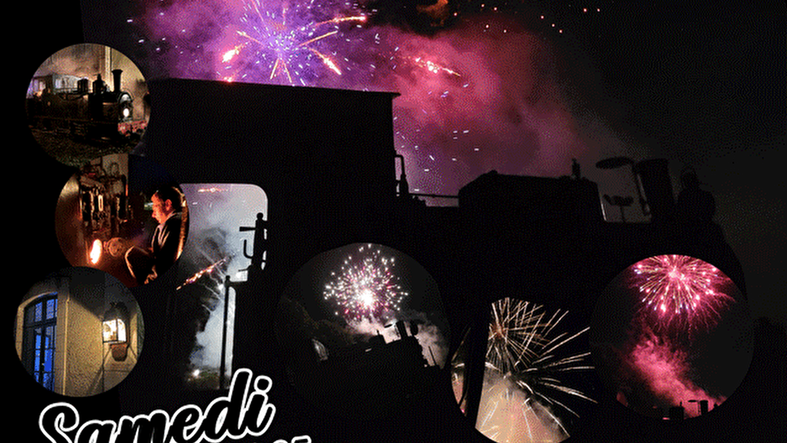 Train feu d'artifice Bligny sur Ouche