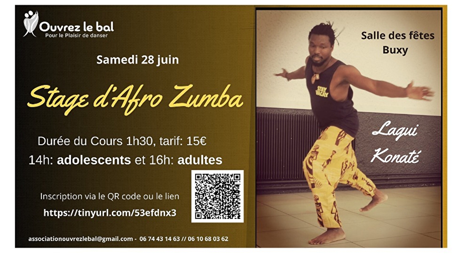 Stage d'Afro Zumba