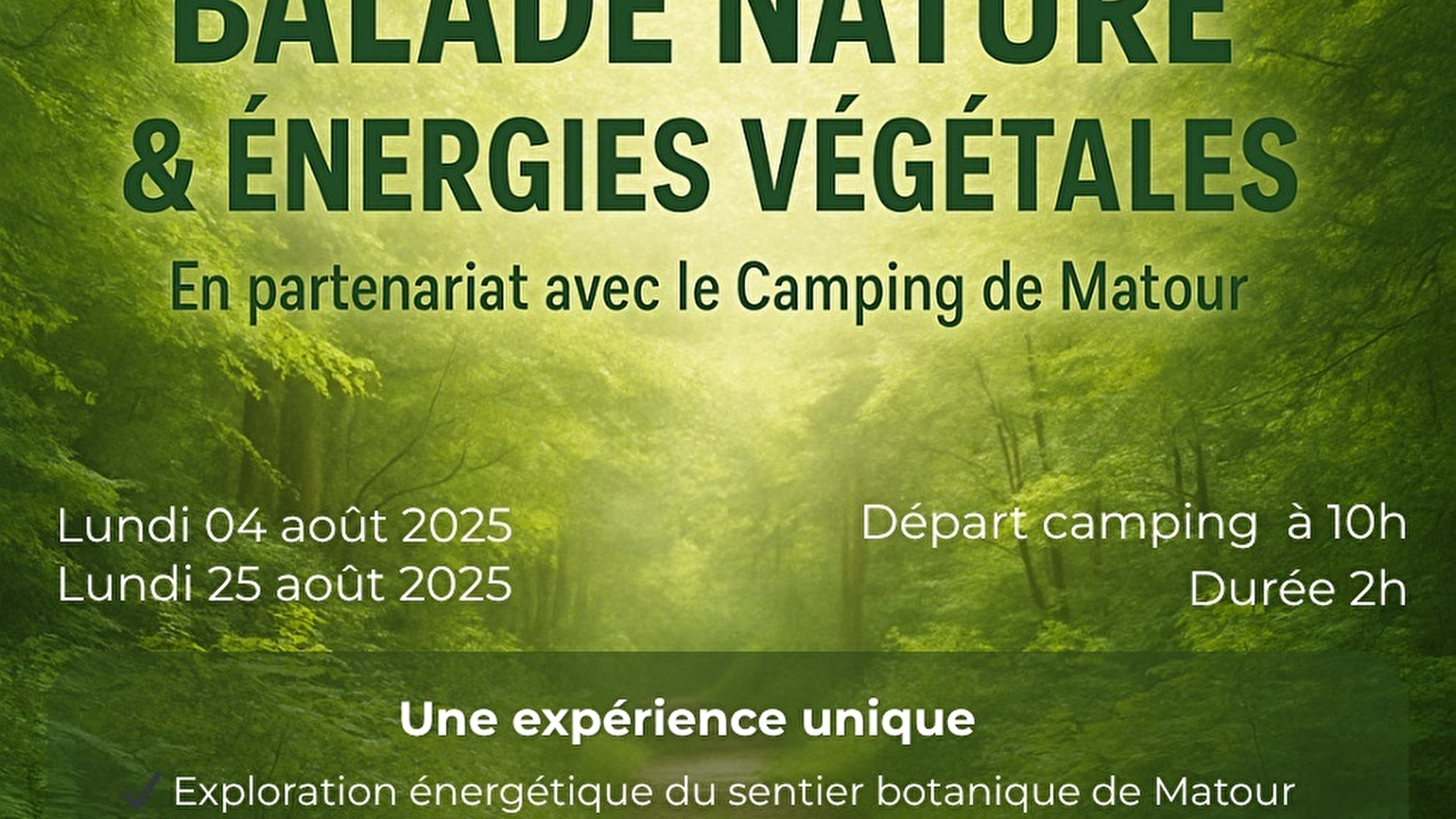 Balade Nature & énergies végétales