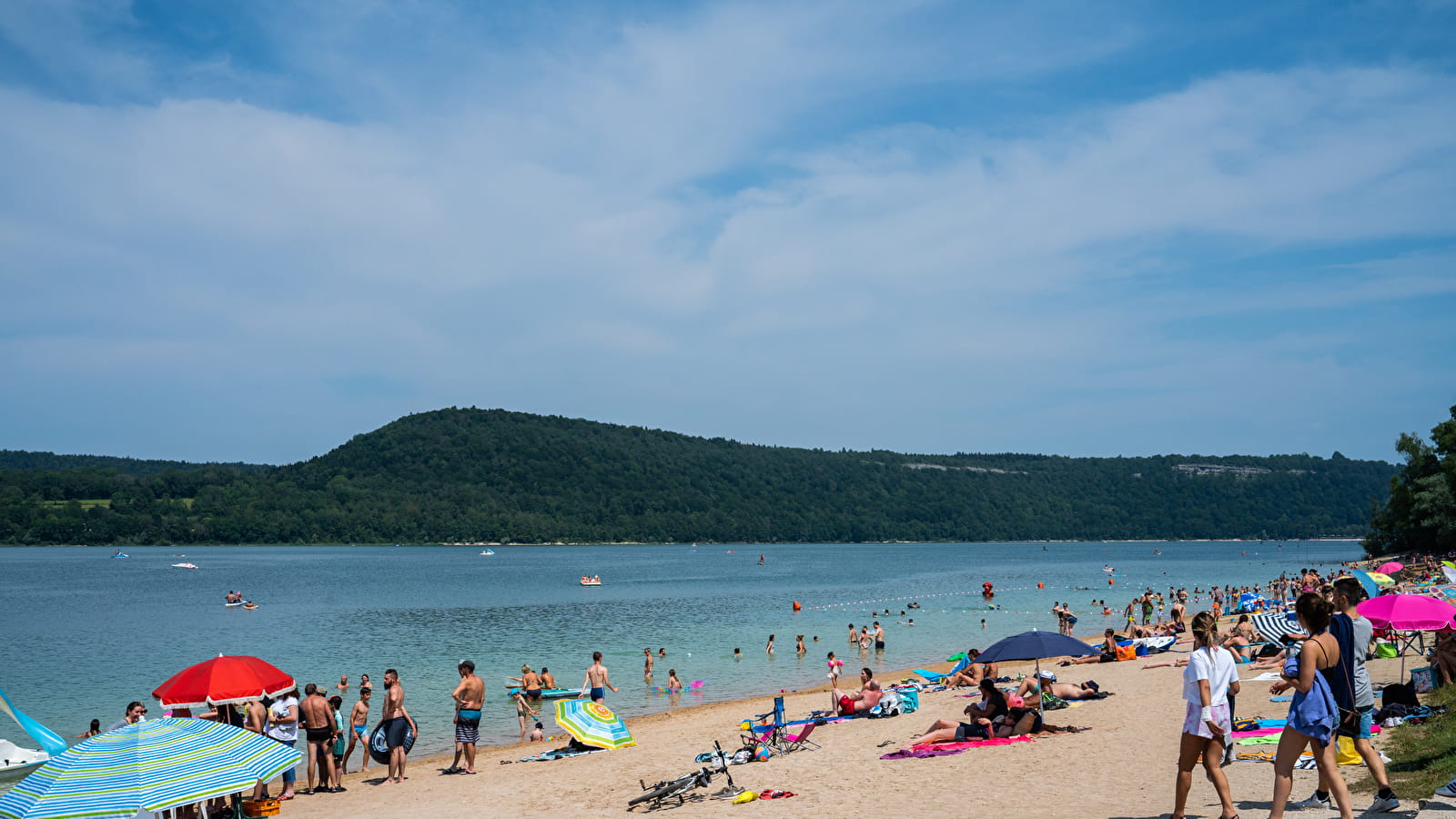 Plage de Doucier - lac de Chalain