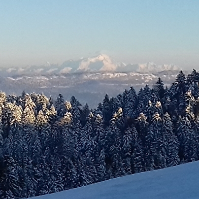 Les Crêtes depuis la Praille - Circuit raquettes