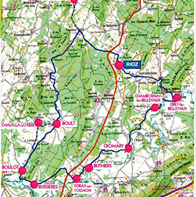 Boucle cyclable n°5 - Les Côtes des Granges