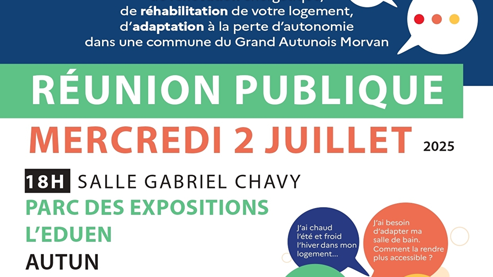 Réunion publique habitat privé