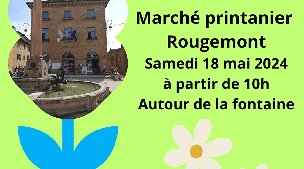 Marché printanier à Rougemont Le 18 mai 2024
