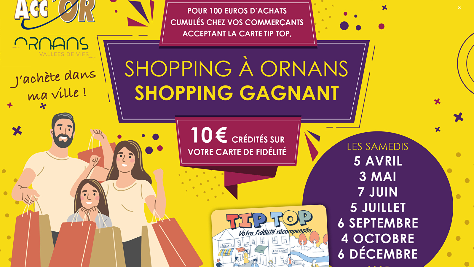 Shopping à Ornans, shopping gagnant !