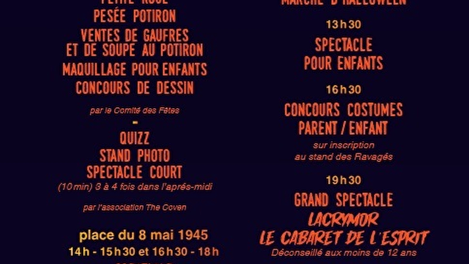 Halloween à Dole