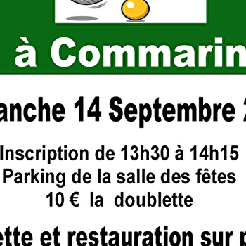 Concours de pétanque- Commarin - COMMARIN