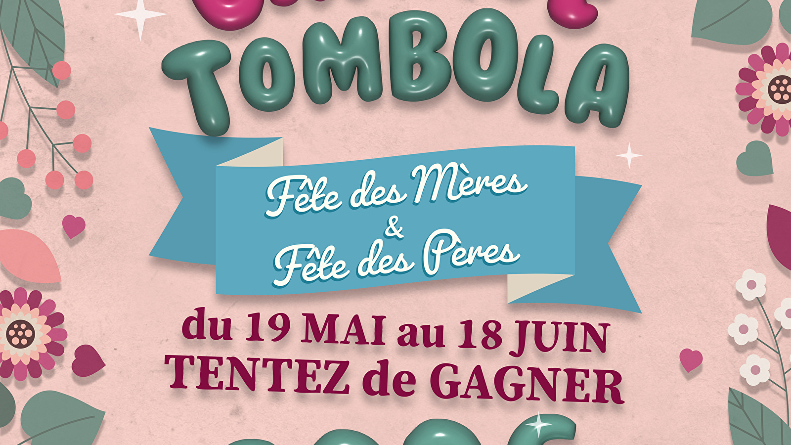 Tombola fête des mères et des pères