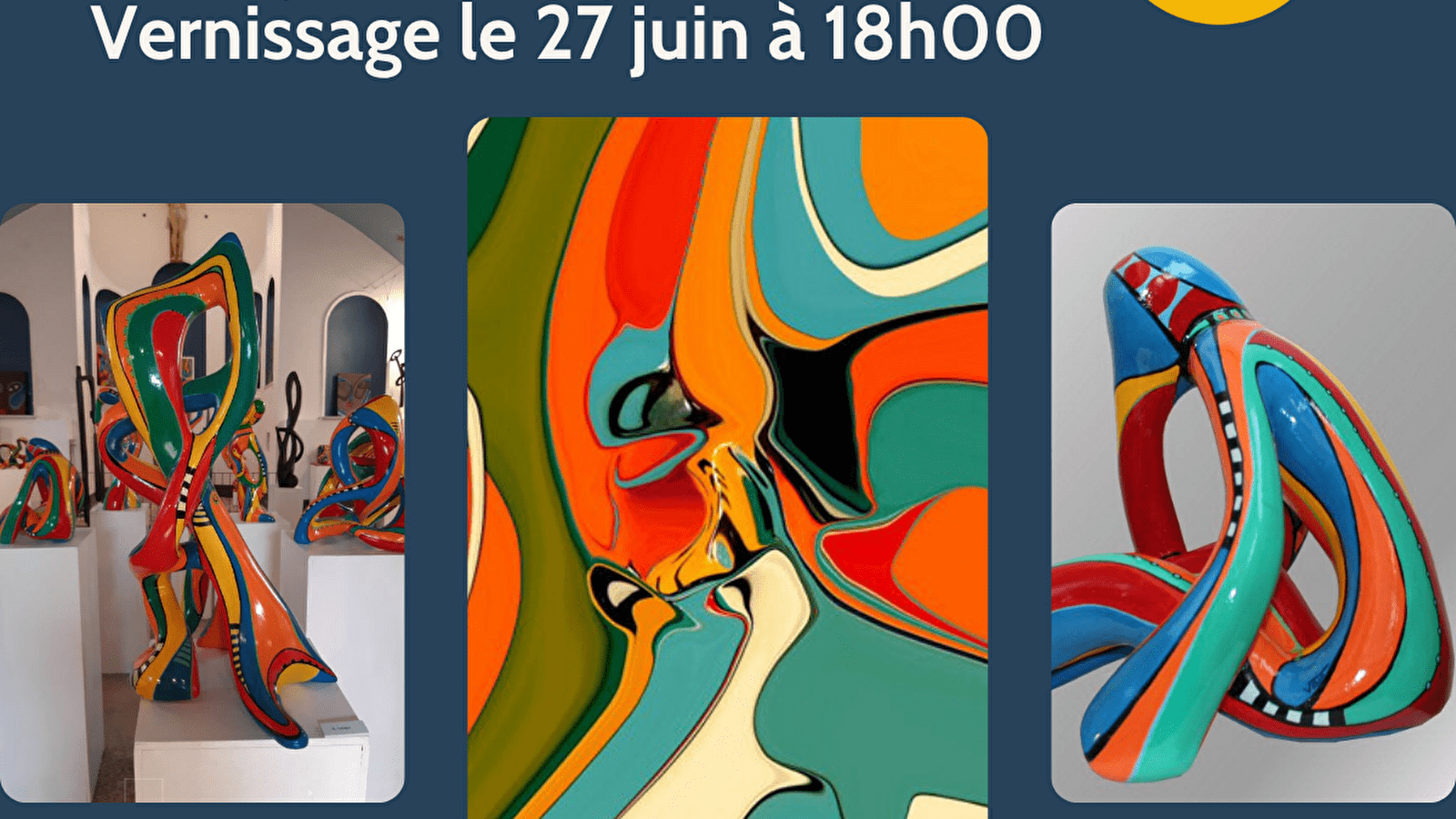 Exposition de Loren Venancio - Artiste plasticienne
Vernissage le vendredi 27 juin à 18 h