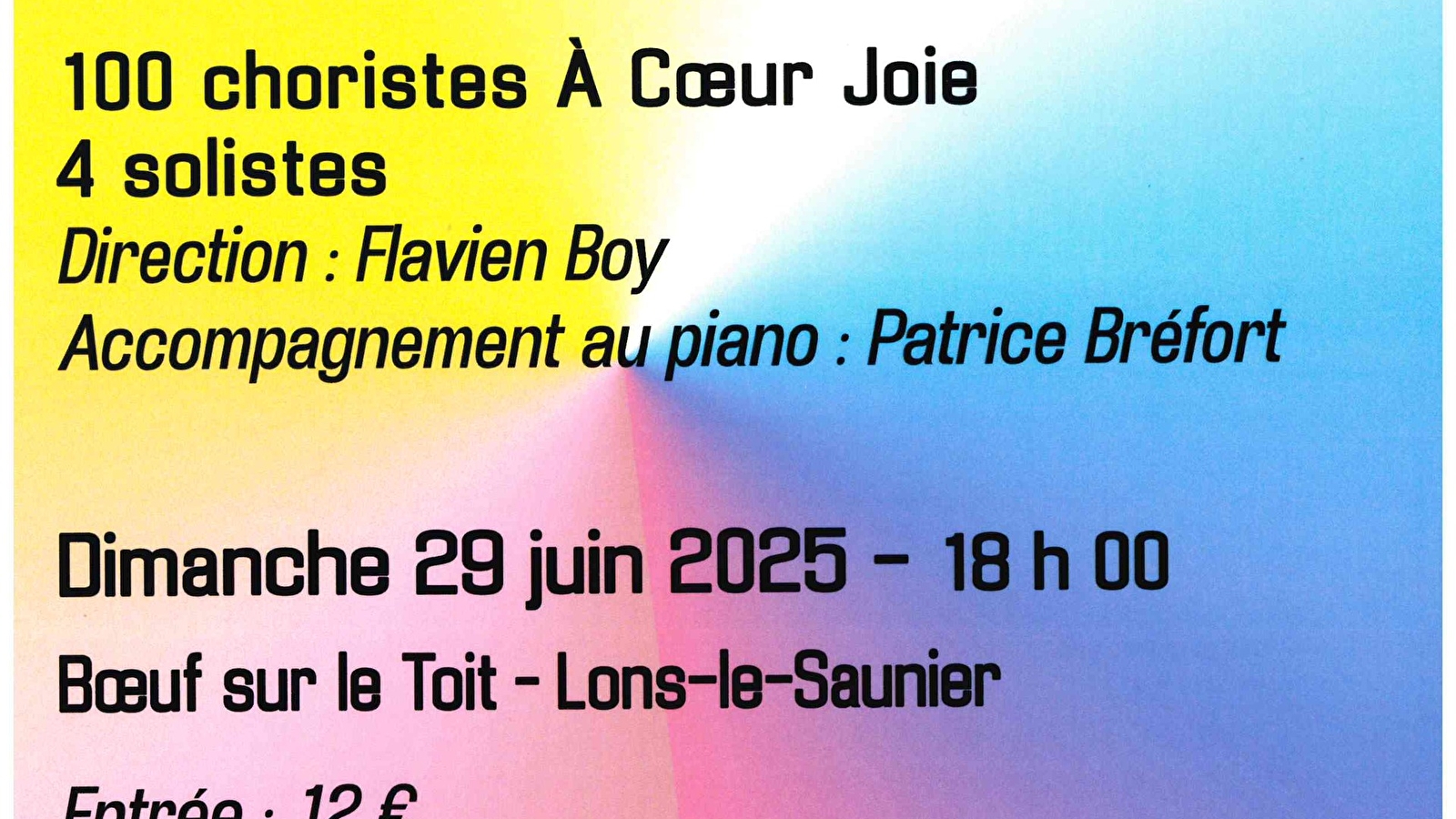 Concert Messe en Ré de Carl Otto Nicolaï