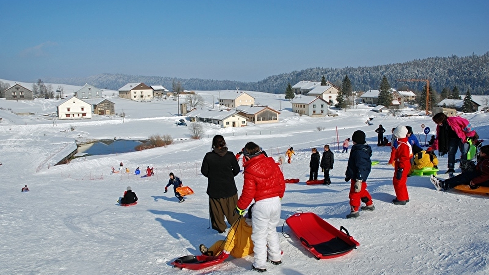 Piste de luge à Nanchez