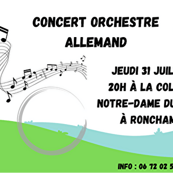 Concert Orchestre Allemand- Colline Notre-Dame du Haut - RONCHAMP
