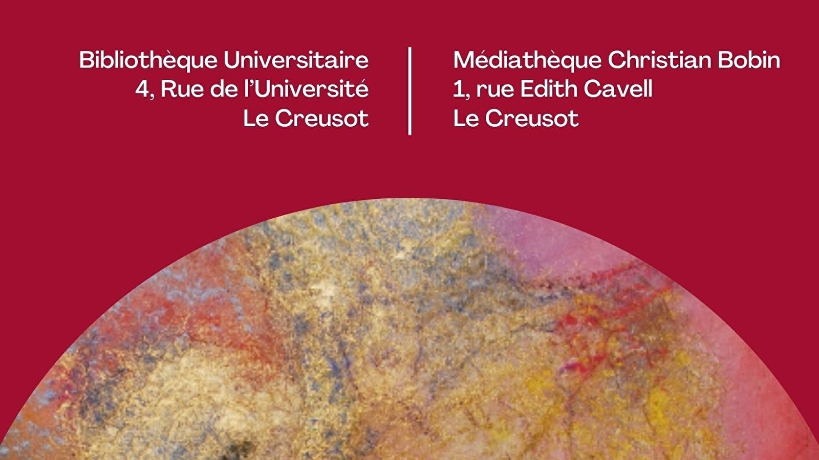 Exposition Christine Busso à la BU du Creusot
