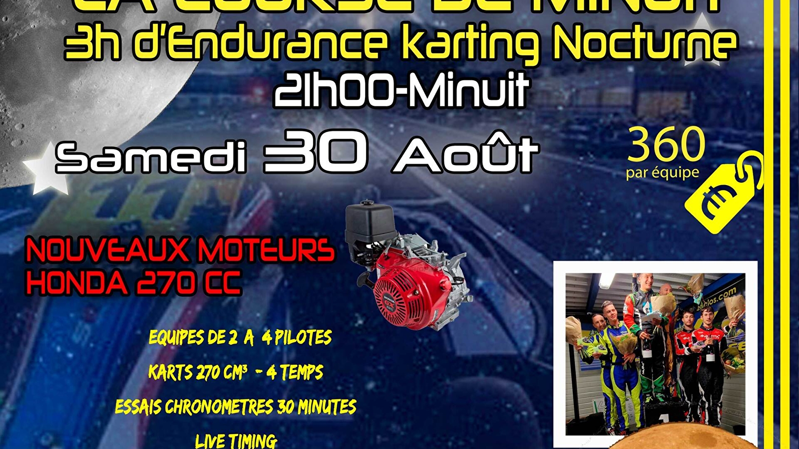 Karting - La nocturne - Course de Minuit