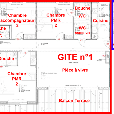 Gîte meublé 1 - Espace Bruno Mutin