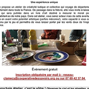 Atelier de créativité collective - CLAMECY