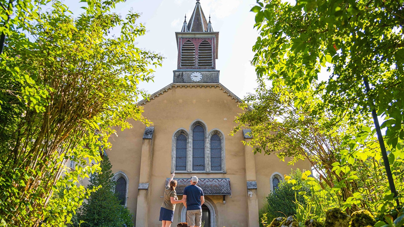 Visite de l'abbaye de la Grâce Dieu