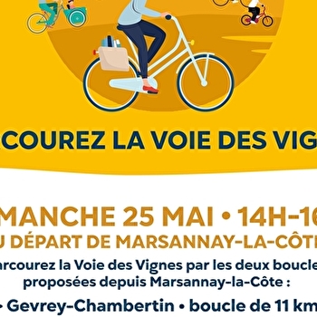 Mai à vélo en Côte-d'Or - MARSANNAY-LA-COTE