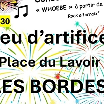 Feu d'artifice - LES BORDES