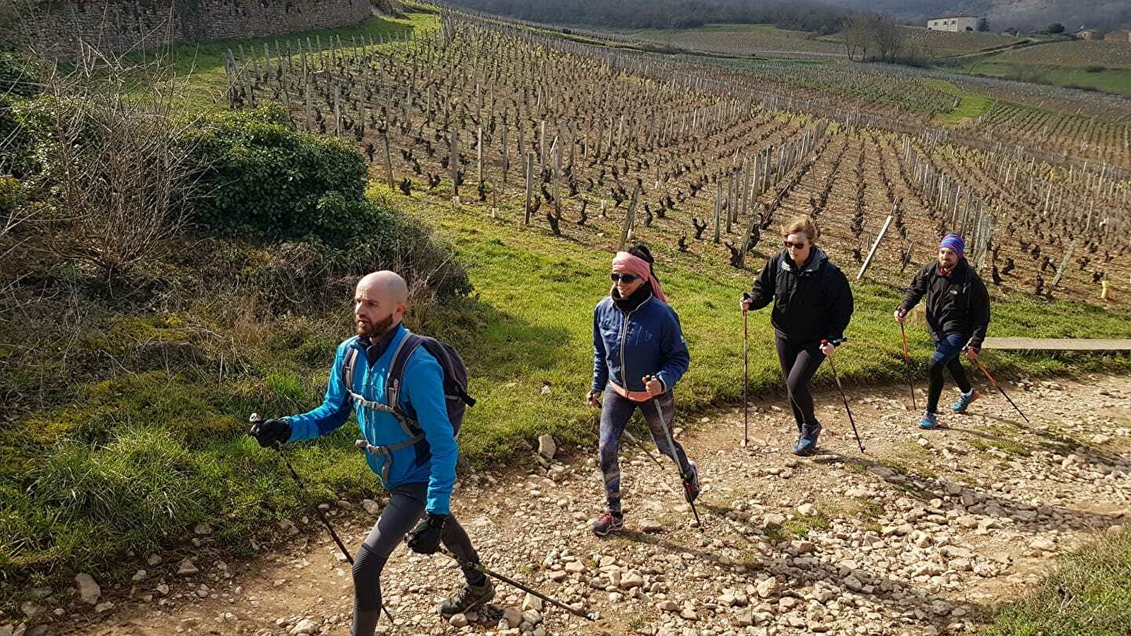 En pleine nature - marche nordique