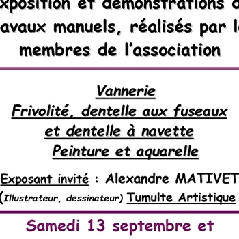 Exposition de travaux manuels - PONTARLIER