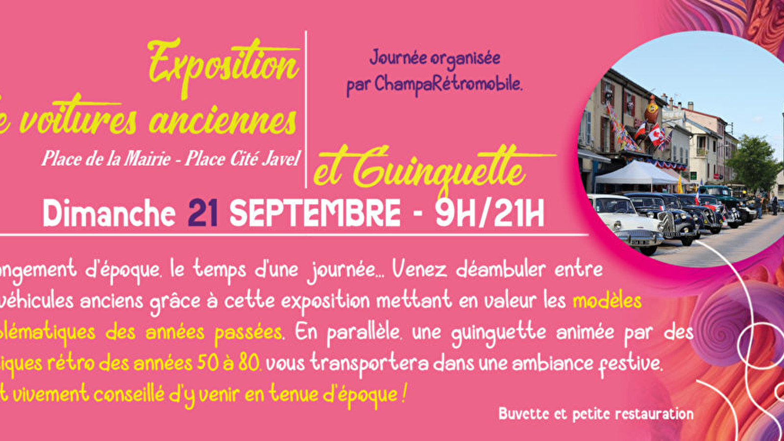 Exposition de voitures anciennes